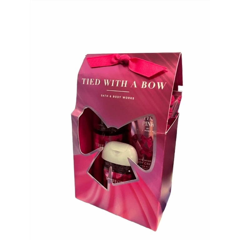 Bath and Body Works Perfect In Pink - Tied With A Bow Mini Gift