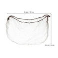thumbnail image 2 of Beaupretty 100Pcs Elastic Mesh Hair Bun Net Lightweight Breathable Coffee Hair Nets for Professionals, 2 of 7