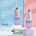 thumbnail image 2 of Irrigador bucal portátil recargable por USB con chorro de agua y palillo dental con 4 boquillas., 2 of 4