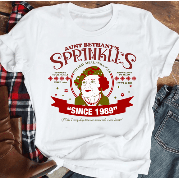 Aunt Bethany's Sprinkles Sweatshirt, Hello Everybody Shirt, Aunt Bethany Christmas Vacation Long Sleeves, Christmas Movie Hoodie