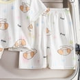 thumbnail image 6 of felwors Two Piece Short Sleeve Toddler Pajamas PJ Sets for Boys and Girls - Adorable Pattern Summer Pajamas Shorts to Keep Cool While Sleeping, Size 12 Months to 5T (2-3 Years,Light Yellow), 6 of 6