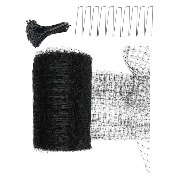 Red antipájaros Orchard Proteger Árboles frutales prácticos con 50 bridas para cables Evitar las herramientas de captura para