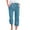 Blue-16, variant on REALiKUN Capris for Women Casual Summer Wide Leg Crop Pants Loose Comfy Drawstring Yoga Jogger Capri Pants