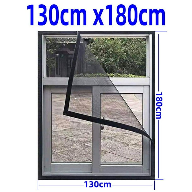 Malla mosquitera para ventana de insectos, cortina antimoscas para interiores, tul, verano, Invisible, antimosquitos, extraíble, lavable, mosquitera personalizada Tan Jianjun unisex