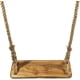thumbnail image 1 of Columpio de madera Asiento de columpio de madera con cuerda de yute ajustable duradera Columpio de árbol de madera para niños, adolescentes y adultos V7110c (con cinturones de conexión), 1 of 5