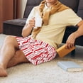 thumbnail image 4 of Mens Pajama Shorts, Popcorn 1 Sleep Shorts Men Pajama Bottoms Lounge PJ Shorts with Pockets, 4 of 6