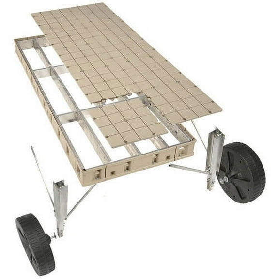 PlayStar 4' x 10' Premium Frame Roll In Dock Kit with Resin Top KT 13222 Dock Kit