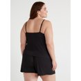 thumbnail image 6 of Joyspun Women's Ribbed Knit Sleep Camisole, Sizes S to 3X, 6 of 6