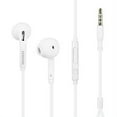 thumbnail image 2 of Compatible With Motorola Moto G7 Power Play - Headset OEM 3.5mm Hands-free Earphones Mic Dual Earbuds Headphones Earpieces In-Ear Stereo Wired White N8O, 2 of 6