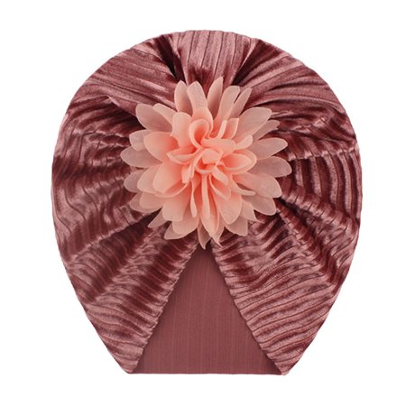 

Toddler Kids Baby Boys Girls Solid Floral Sequin Hat Beanie Headwear Accessories