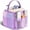 Purple, variant on Mesh Shower Caddy Portable for College Dorm Room Essentials,Portable Shower Caddy Dorm with 8-Pocket Large Capacity,Shower Bag for Beach,Swimming,Gym-Purple