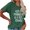 Green, variant on Fesfesfes Short Tshirts for Women Round Neck Short Sleeve Top Letter Printed Top Casual Funny Blouses Gifts For Mom Tee 4(S)