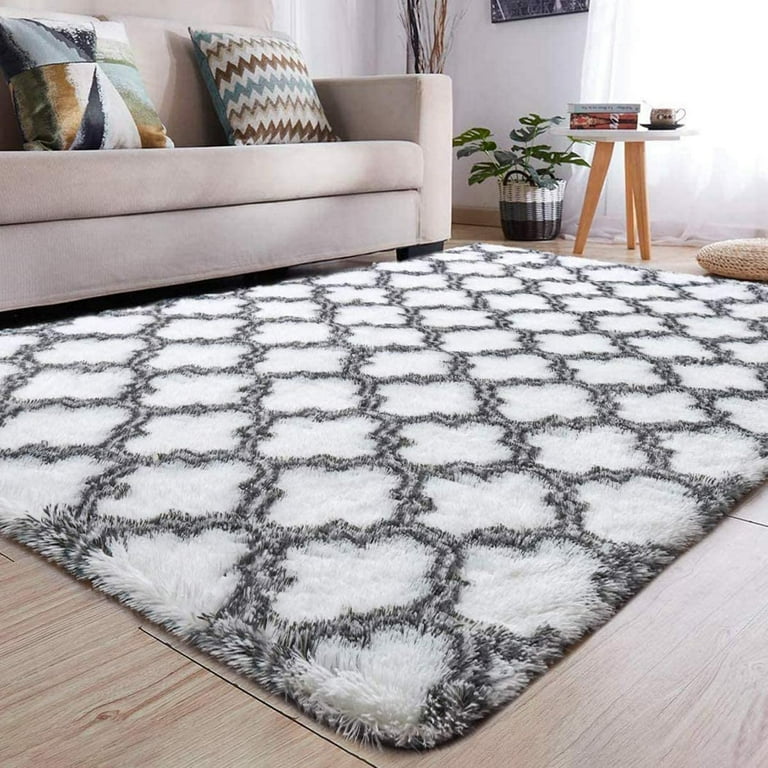 TOPCHANCES Thick Home Living Rug, 71x106-Inch, Soft & Non TOPCHANCES Thick Home Living Rug, 71x106-Inch, Soft & Non