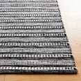 thumbnail image 4 of SAFAVIEH Kilim Mayra Striped Polyester Area Rug, Black/Ivory, 8' x 10', 4 of 9