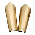 thumbnail image 4 of Protectores de brazo de piel sintética para hombres y mujeres, protectores de brazo resistentes, Oro, 4 of 8