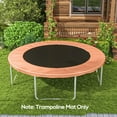 thumbnail image 2 of Spaco Trampoline Replacement Mat, Fits 14 FT Trampoline, Trampoline Mat with 8 Rows of Stitching & Spring Pull Tool (Spring & Frame not Included), Orange, 2 of 7