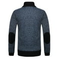 thumbnail image 3 of LoyisViDion Men's Fleece Sweater Knitwear for Thicken Warmth Blue 12(2XL), 3 of 7