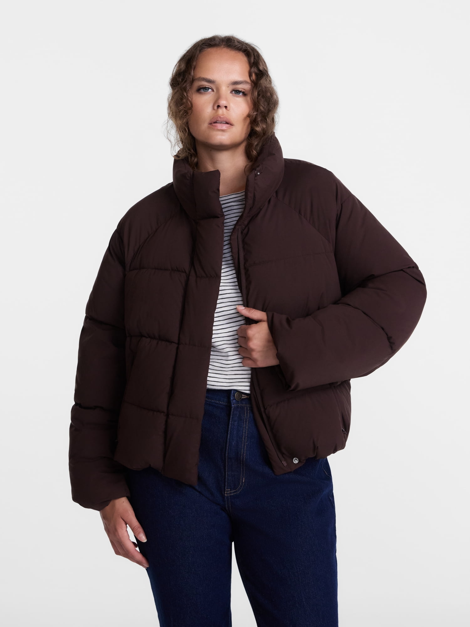 Scenario Women's Swing Puffer Jacket, Sizes XS-XXXL