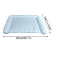 thumbnail image 3 of Cooling Mat, 20'' x 14'' Upgrade Pet Cool Mat for Dogs Cats, Summer Ice Silk Dog Cooling pad & Washable Pee Pad for Indoor or Outdoor - Bottom Waterproof and Anti Slip, 3 of 5