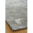 thumbnail image 3 of K2 Floor Style Jardin Sky Zinc Hand Made Cotton Chenille Area Rug, 3 of 4