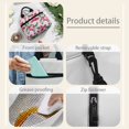 thumbnail image 5 of Yuyamidu Cherry Lunch Box for Teen Girls 12-14 Thermal Lunch Bag for Women Reusable Lunch Tote Bag 9th Grade Portable Cooler Bag with Zipper Pocket and Handle Adjustable Strap, 5 of 7