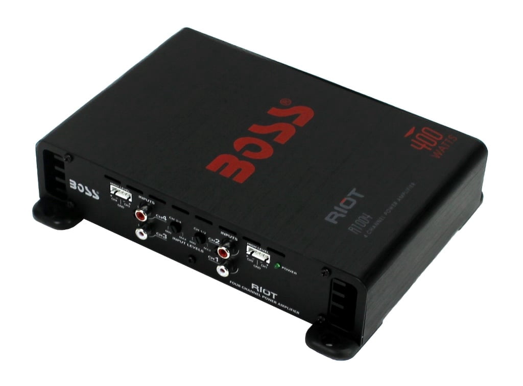 BOSS Audio Systems, Car Amplifier, 4 Channel, 7.8 Inch Black