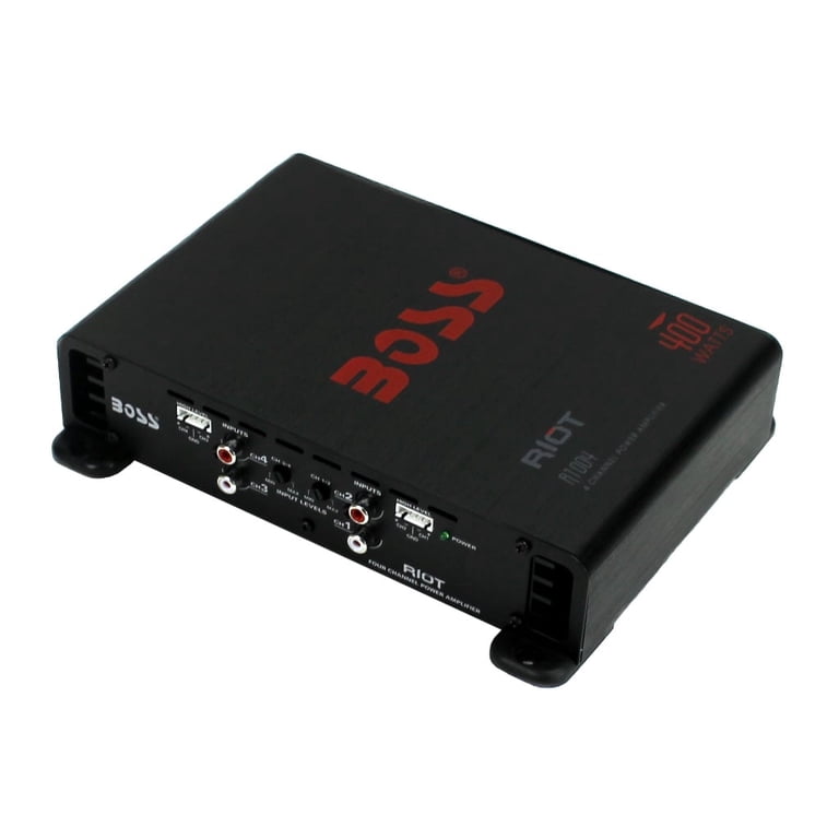 BOSS Audio Systems, Car Audio Amplifier, R1004, 400W 4 Channel