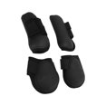 thumbnail image 1 of 4Pcs Black Horse Tendon Boots,Open Front Hind Horse Leg Brace Guard Boots Secure Leg Protection Equestrian Equipment For Riding Shock Absorbing Jumping Protection, 1 of 8
