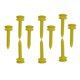 thumbnail image 4 of 10pcs Durable golf professional tees Plastic Golf Castle Tee para Golf Club Golfista Amarillo, 4 of 7