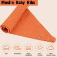 thumbnail image 2 of Qissep 10 Pack Muslin Baby Bibs, 100% Cotton Extra Absorbent & Soft Unisex Baby Bibs for Baby Girl & Boy, Drooling Newborn, Teething Toddler, Infant 0-36 Months, 2 of 7