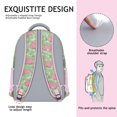 thumbnail image 5 of Artistic Watercolor Design Student Backpack - Lightweight Durable Daypack with Spinal Support for College, 5 of 5