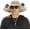 Khaki, variant on Outdoor Wide Brim Sun Hat with Solar Fan, Dual Cooling Fans 800mAh Rechargeable UPF 50+ Hat for Fishing Hiking Beach Camping