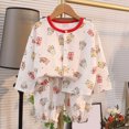 thumbnail image 2 of TOWED22 Toddler Boys Pajamas 2 Piece Long Sleeve Pjs Set Cotton Kids Fall Winter Sleepwear 6-12 Months 12-24 Months 2t 3t 4t 5t 6t 7t 8t 9t Children,Red,3-4 Y, 2 of 4