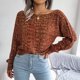 thumbnail image 1 of Top de manga larga de otoño e invierno para mujer, 2022 Top informal de otoño e invierno para mujer Top de punto para mujer Valor inmejorable, 1 of 7