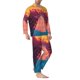 thumbnail image 2 of Balery Neon Sunset Cyberpunk Cityscape Pijama para Hombre de Dos Piezas con Manga Larga, Conjunto de Dormir y Descanso Suave con Bolsillos-XX-Large, 2 of 6