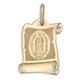 thumbnail image 1 of Medalla de Virgen Italiana de Oro 10K Imperial Jewelry 12 MM 0.5 Gramos, 1 of 4