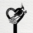 thumbnail image 5 of Handmadetneonsign Cockatiel Bird Memorial Metal With Stake, Bird Stake Metal Name Sign Stake, Garden Metal Stake Decor 59199, 5 of 5
