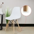 Uxcell White Plastic Floor Protector Furniture Table Chair Leg Nail Pad