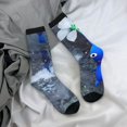 thumbnail image 7 of Lsque Pikmin Printed Men's Crew Socks, Soft Durable Breathable Moisture-Wicking with Odor Control Cotton socks, 7 of 7