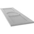 thumbnail image 6 of Ekena Millwork 18"W x 80"H True Fit PVC Center Circle Arts & Crafts Fixed Mount Shutters, Primed (Per Pair - Hardware Not Included), 6 of 7