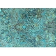thumbnail image 1 of Ahgly Company Indoor Rectangle Persian Light Blue Traditional Area Rugs, 3' x 5', 1 of 4