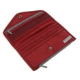 thumbnail image 3 of Ctera de mujer, dinero plegable, de crédito, soporte pa teléfono, monedero rojo Sunnimix Billetera larga para mujer, 3 of 8
