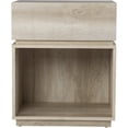 thumbnail image 3 of SEI Furniture Mortayne Wooden Charging Side Table in White Washed Oak, 3 of 3