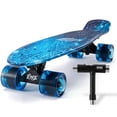 thumbnail image 1 of Monopatín KMX 22 Mini Cruiser para niños de 6 a 12 años Blue Galaxy, 1 of 5