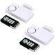 thumbnail image 1 of WeiHuan Toys Paquete de 2 alarmas de puerta inalámbricas con control remoto, ventanas abiertas, sensor de seguridad para el hogar, alarma de piscina para seguridad infantil, evita robos, 1 of 5