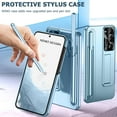thumbnail image 2 of Slim Stand Cases Compatible Samsung Galaxy S23 Kickstand Case Men Women Blue,Full Protective Hard Plating PC Cover with Metal Camera Protector Case for Samsung Galaxy S23 Phone Case with S Pen, 2 of 15