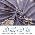 thumbnail image 4 of Unique Bargains 1-Piece Transitional Butterfly Flower  Sofa Couch Cover, Purple, 4 of 8