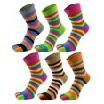 thumbnail image 1 of Women Toe Socks 5 Finger Cotton Wicking Athletic 6 Pack, 1 of 4