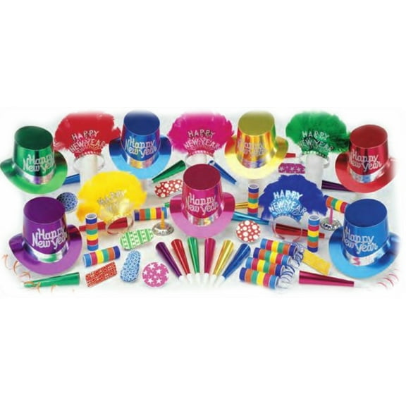 Elite Happy New Year Party Kit for 50 Guests