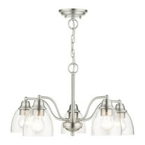 Traditional Five Light Chandelier-Brushed Nickel Finish Bailey Street Home 218-Bel-4363225